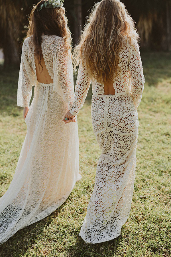 abiti da sposa matrimonio bohemien